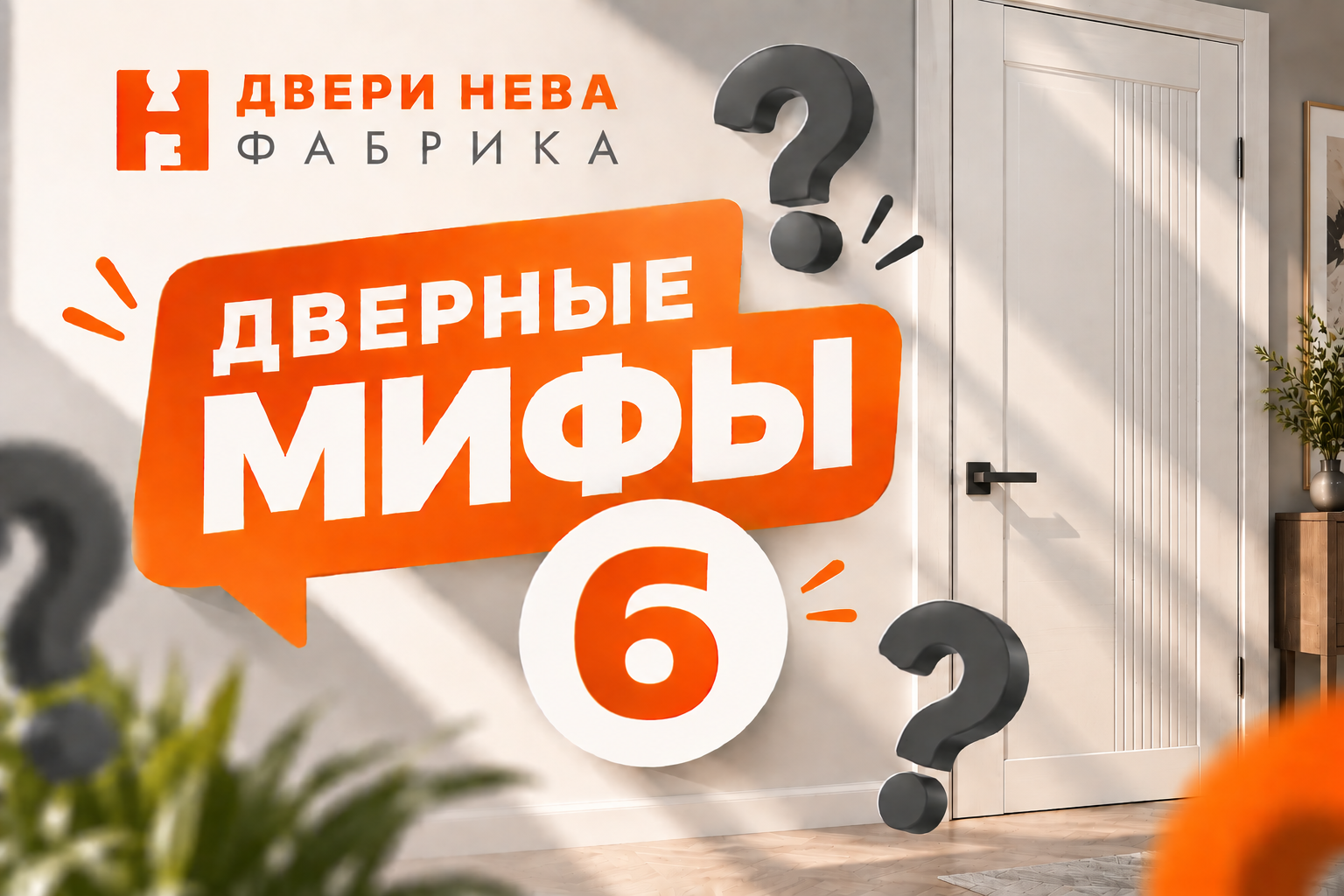 Правда ли, что белые двери непрактичны для квартиры? Мифы о дверях #6